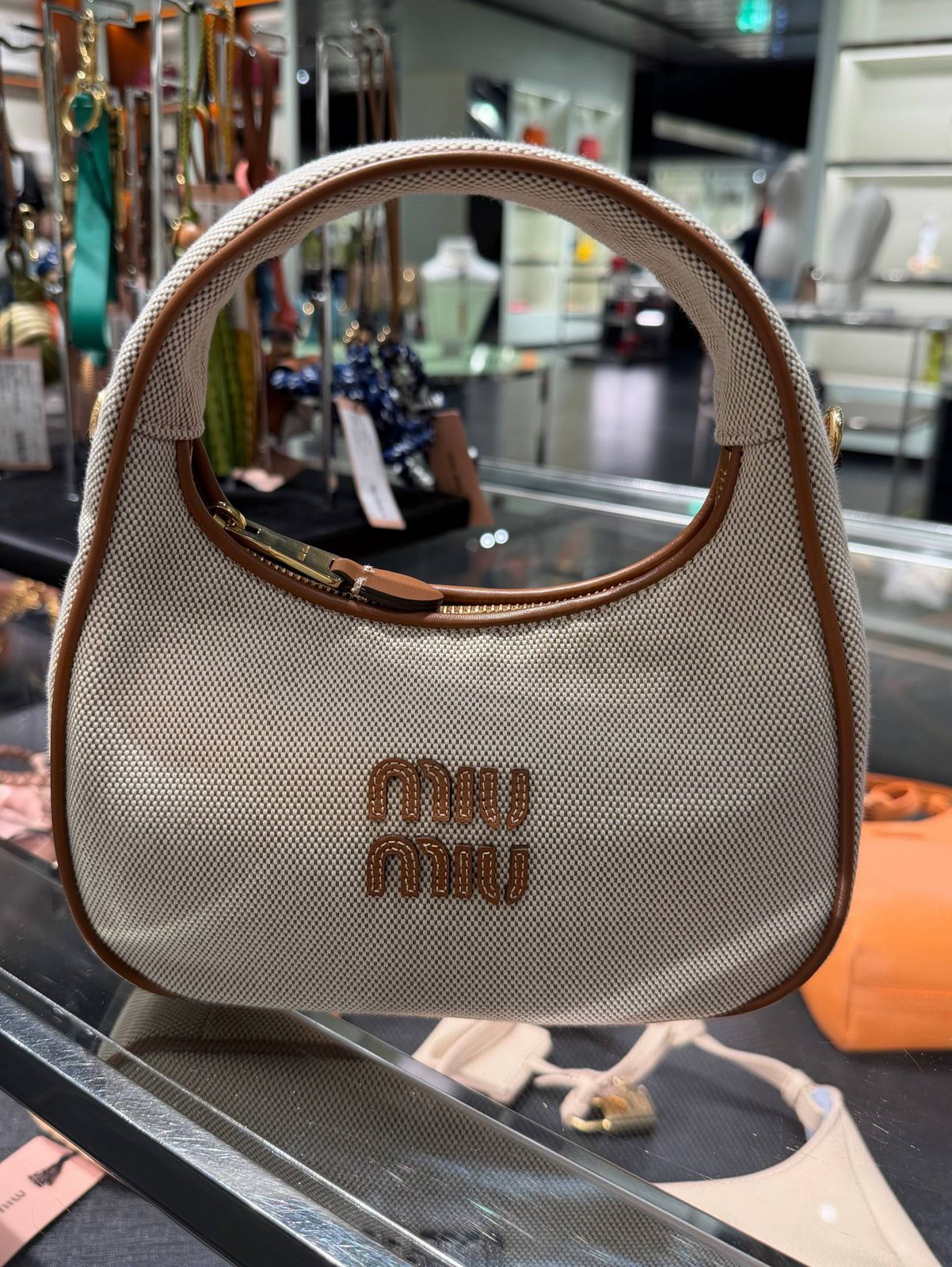 Wander Small Canvas Hobo Bag