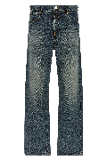 'Boke Flower' button jeans