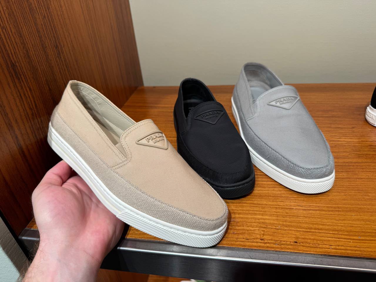 Fabric Slip-on Sneakers