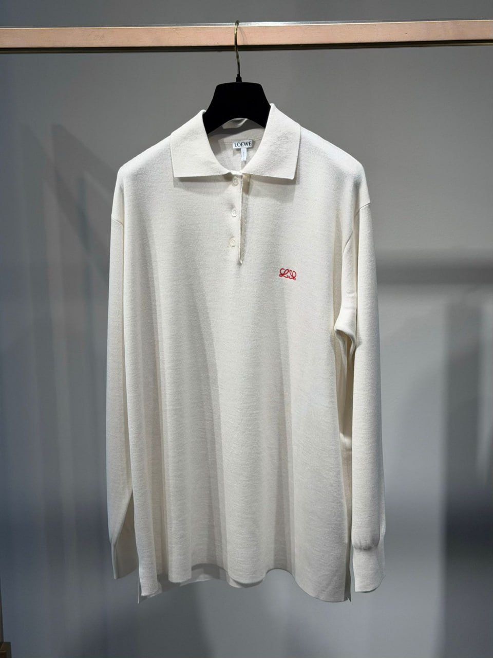 Anagram Polo Shirt in Wool