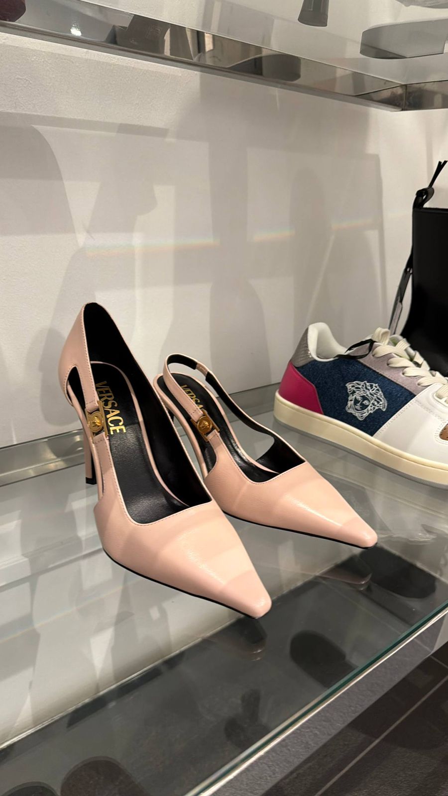 Medusa Head Slingback Pumps