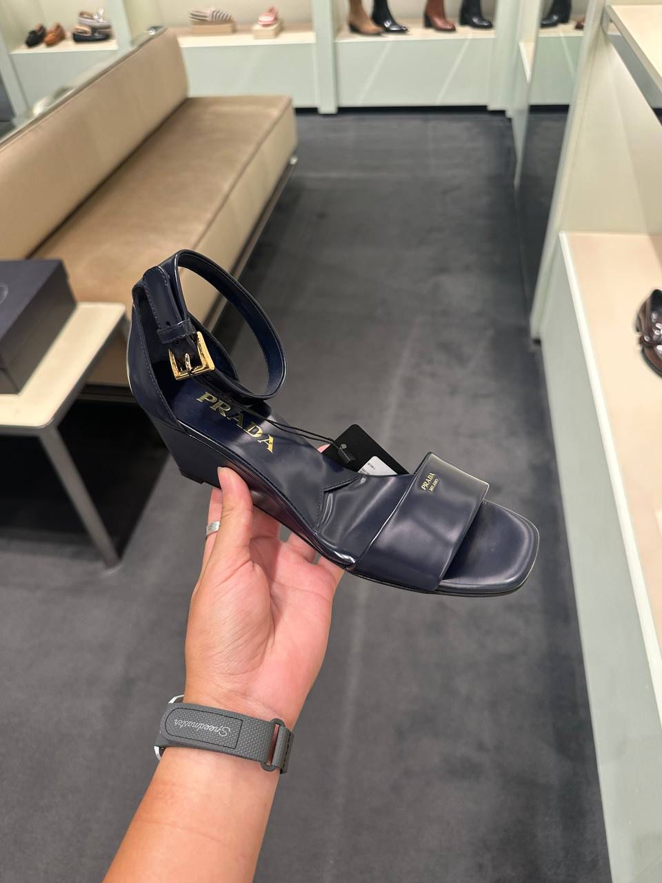 Soft Leather and Re-Nylon Sneakers