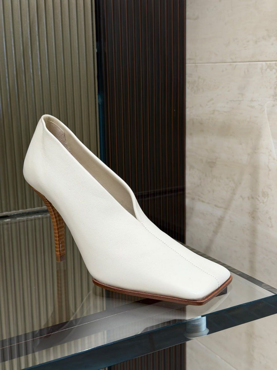 Suede Wedge Mules