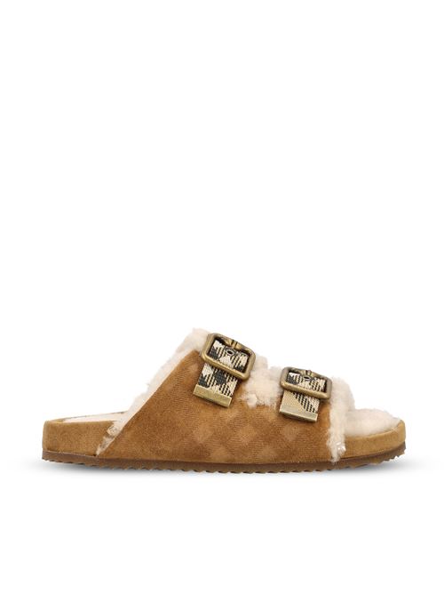 Ciabatte realizzate in pelle di vitello