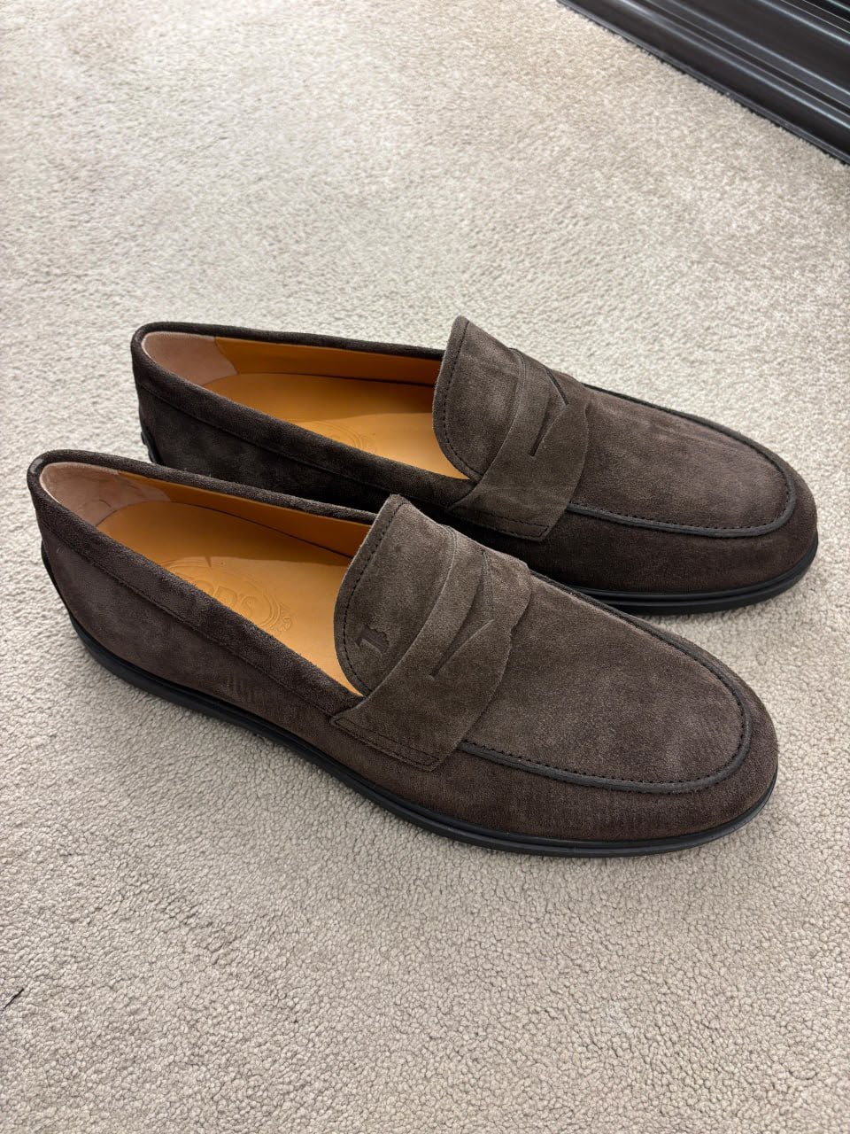 Suede Penny Loafers