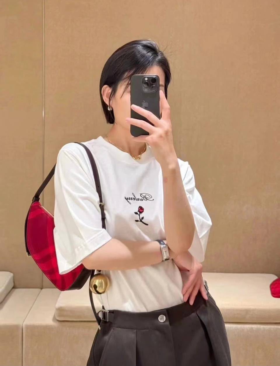 Rose Embroidery T-shirt