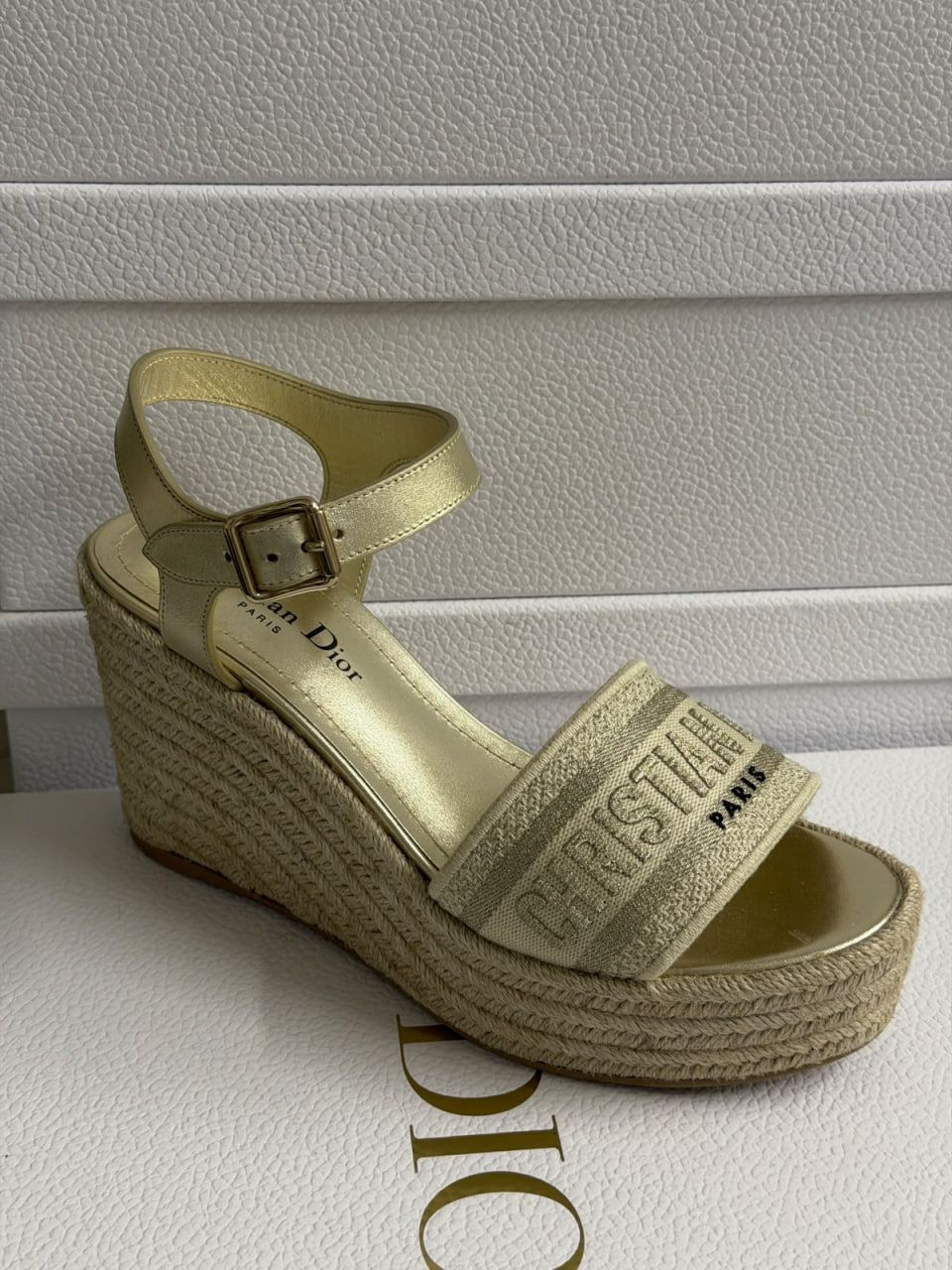 Dior Granville Espadrille Wedge
