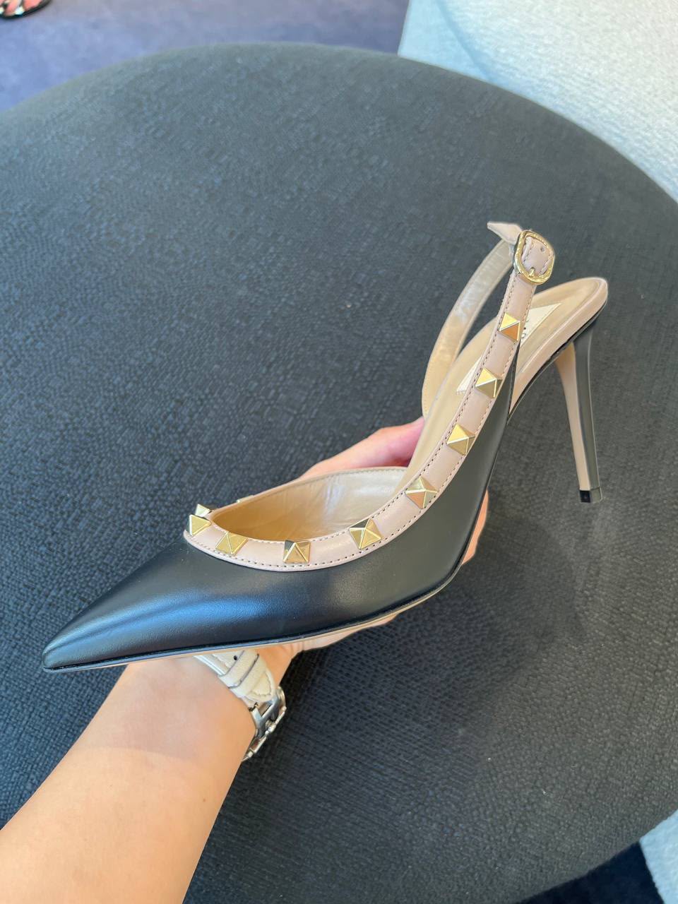 Rockstud Slingback Pump