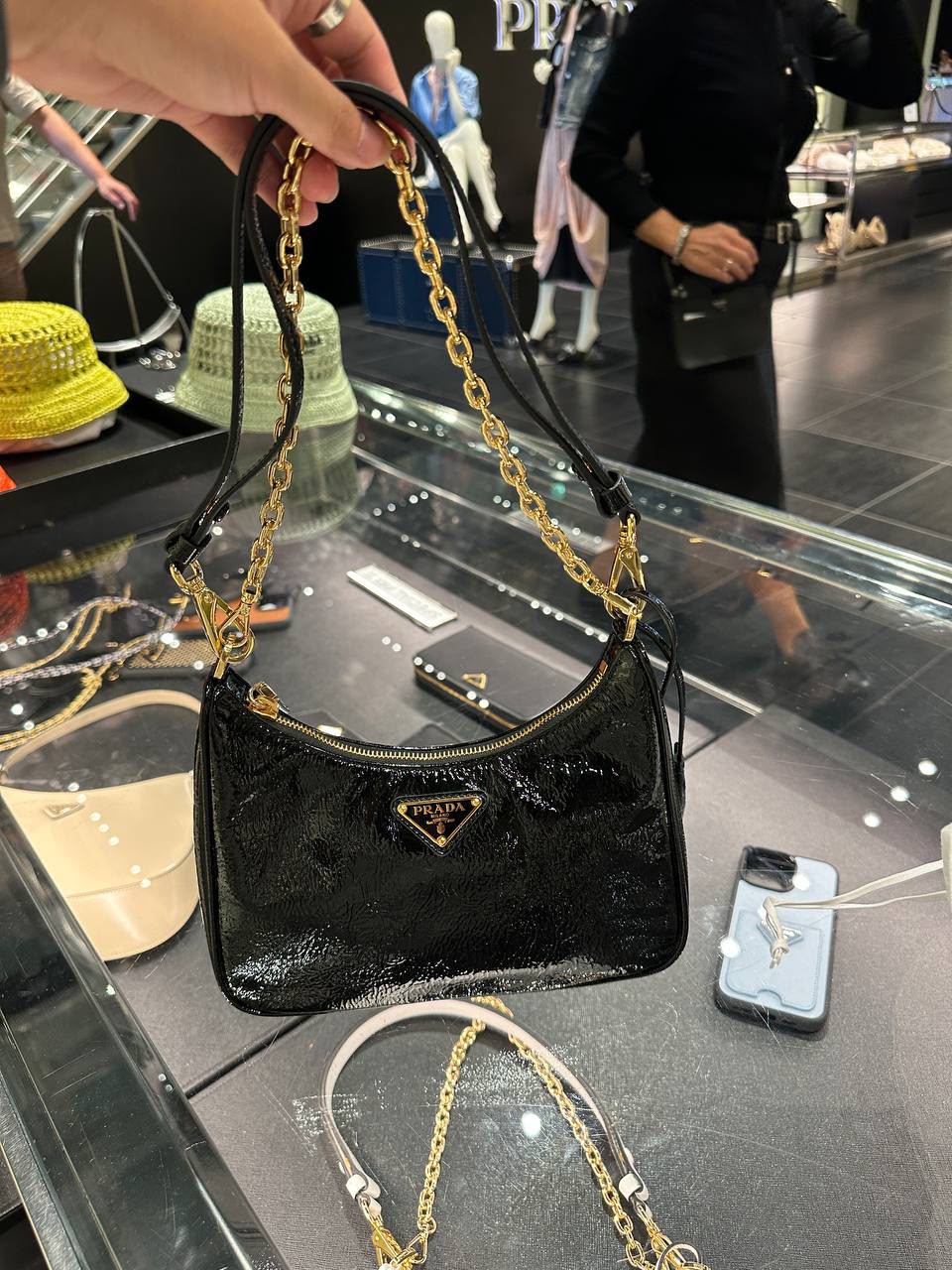 Cleo brushed leather shoulder bag