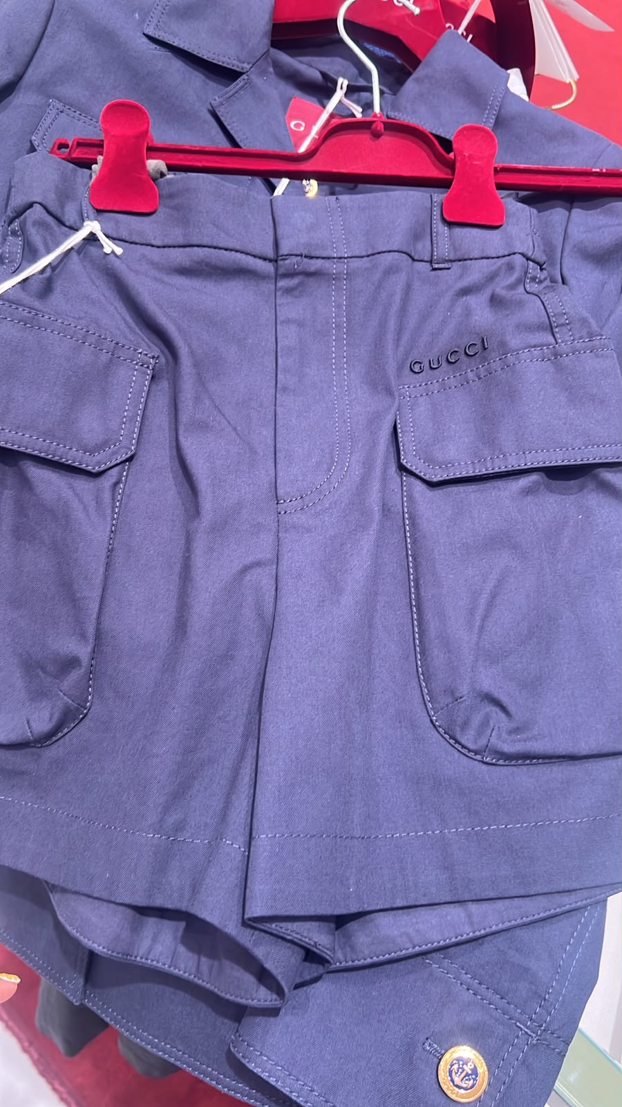 Cotton drill shorts