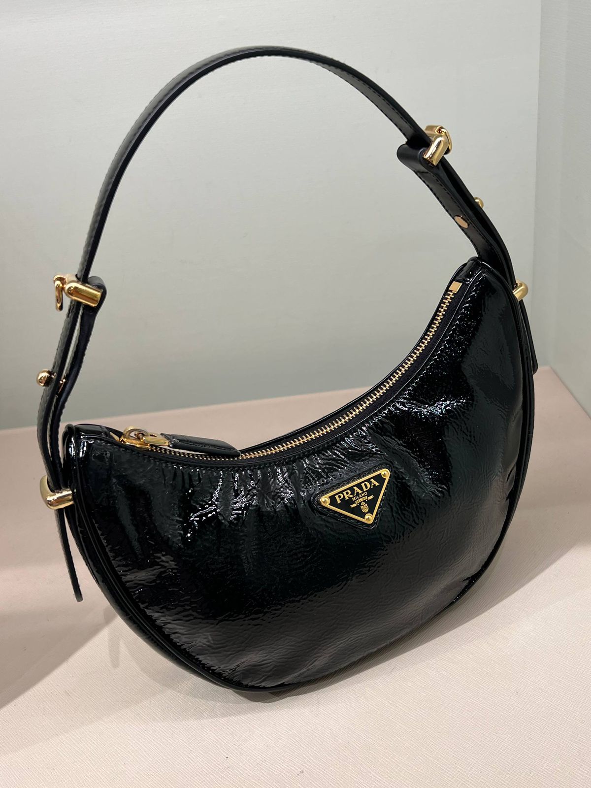 Prada Moon padded nappa leather bag