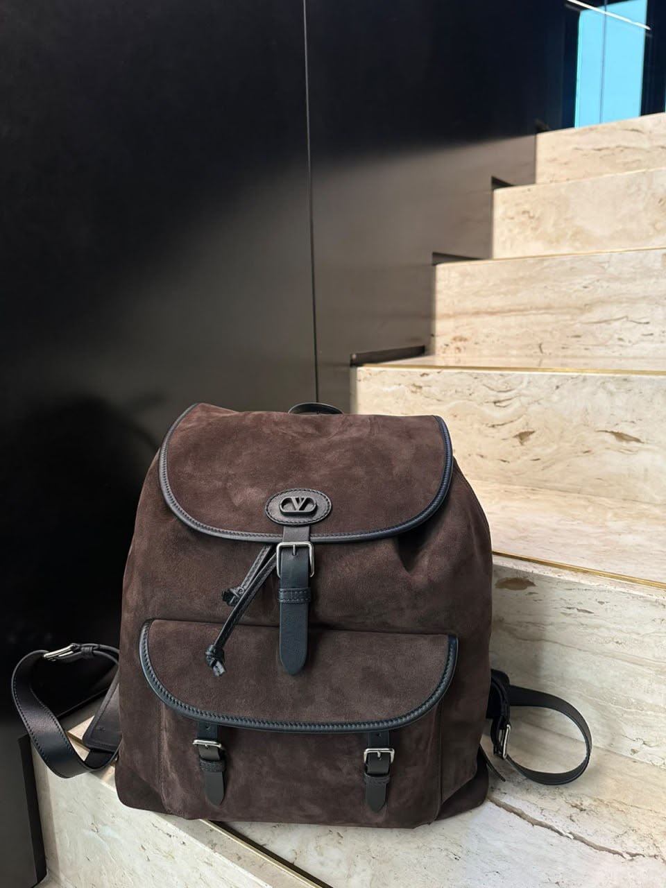 Garavani VLogo Suede Backpack