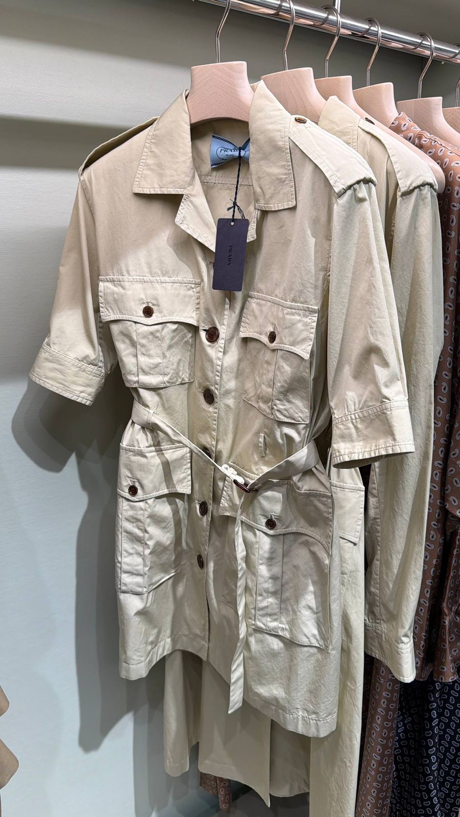 Cotton Gabardine Safari Jacket