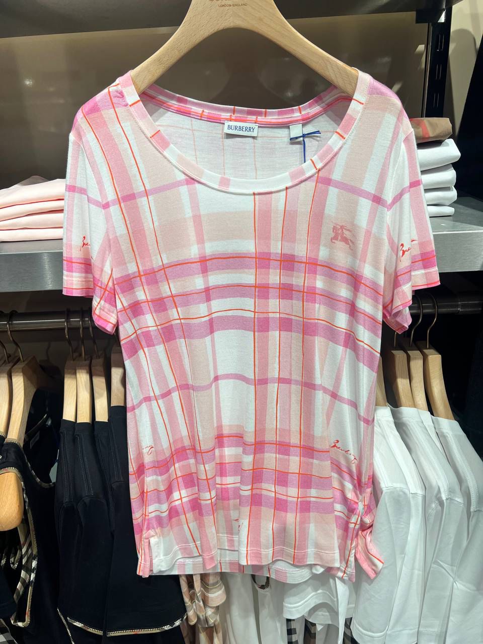 Check Print T-Shirt