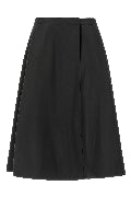 Padded taffeta skirt