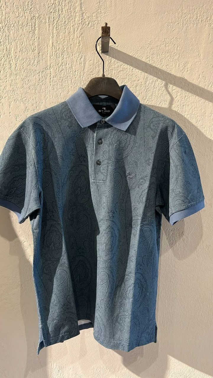 Paisley Print Polo Shirt