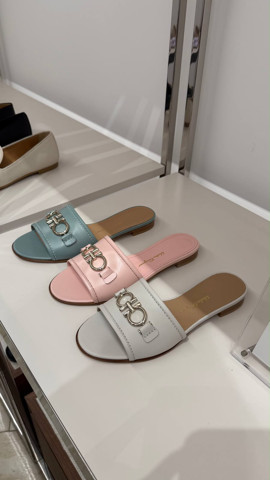 Gancini Slide Sandal