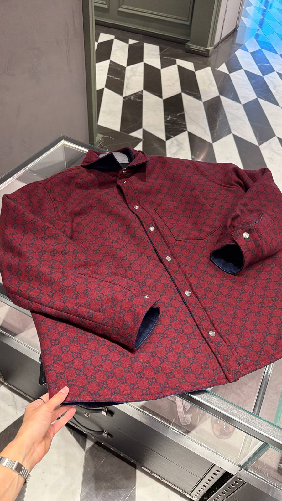 GG Wool Shirt Jacket