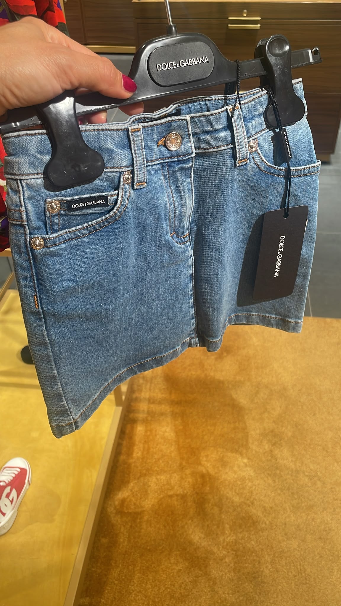 Denim Mini Skirt