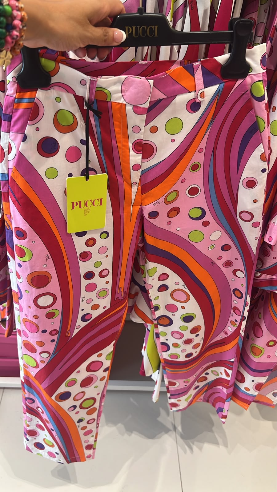 Printed Cotton Trousers