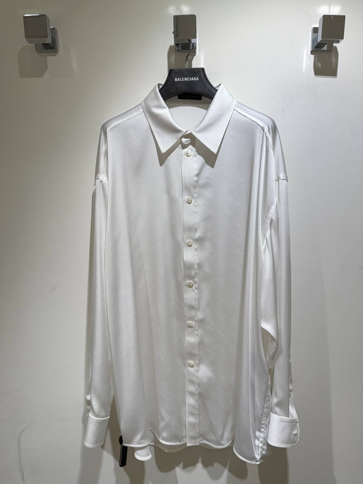 Rhinestone Logo Oversized Shirt