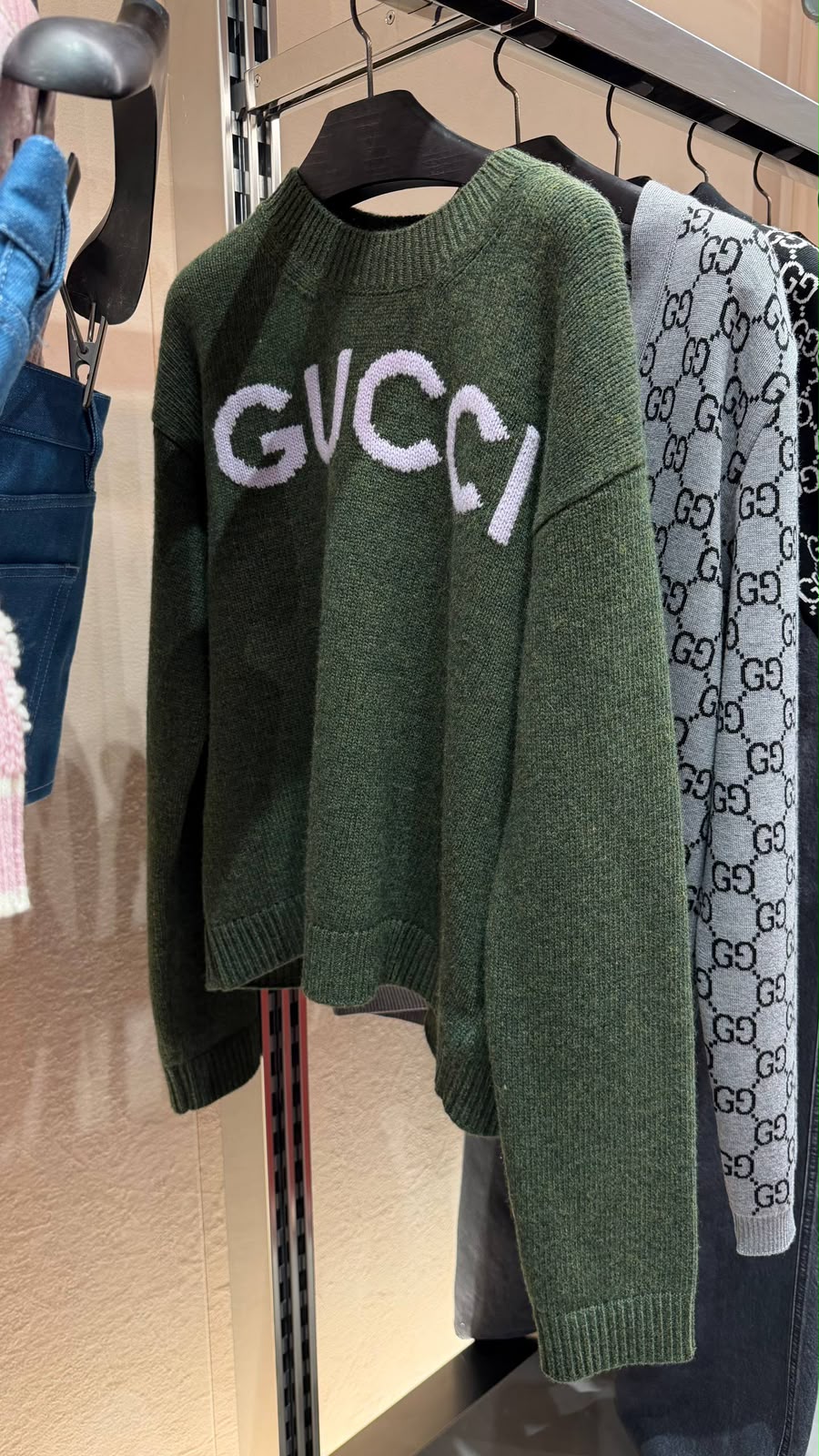 '' Logo Intarsia Wool Sweater