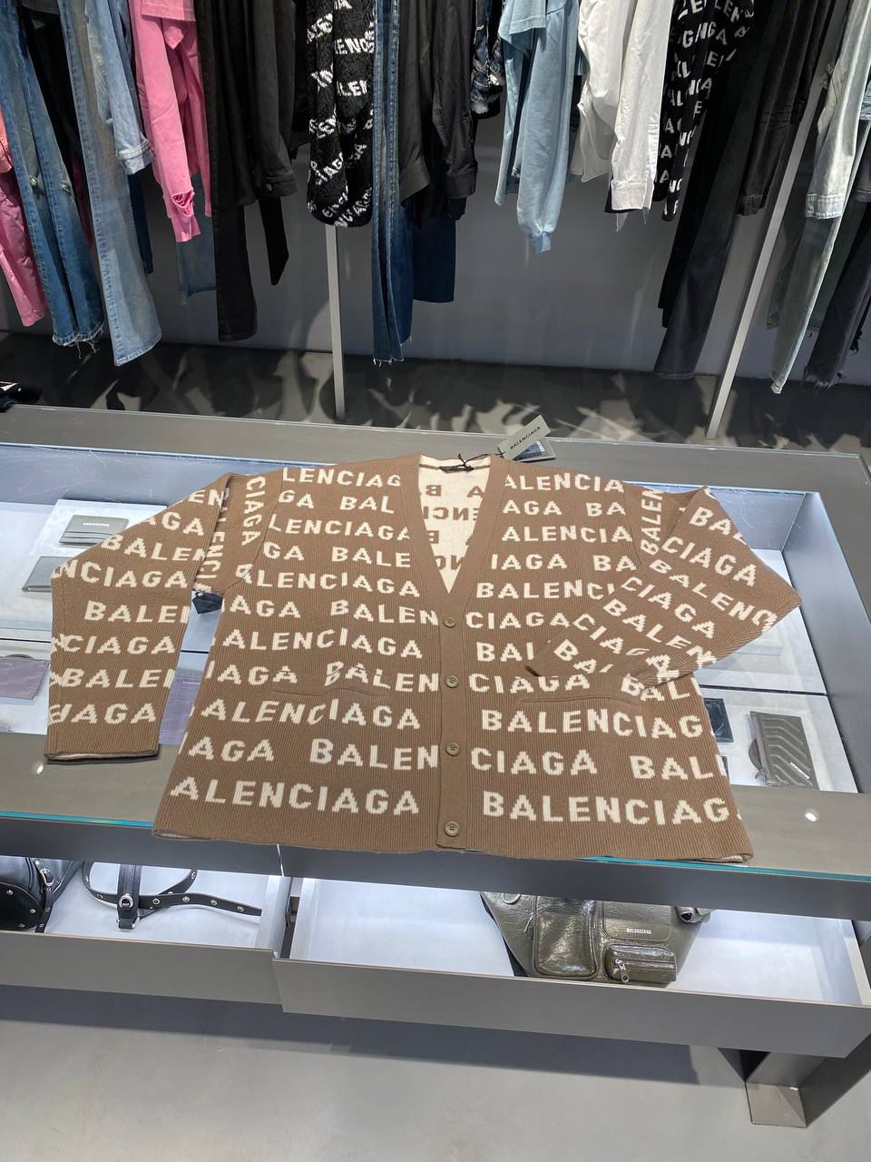 All-Over Logo Cardigan