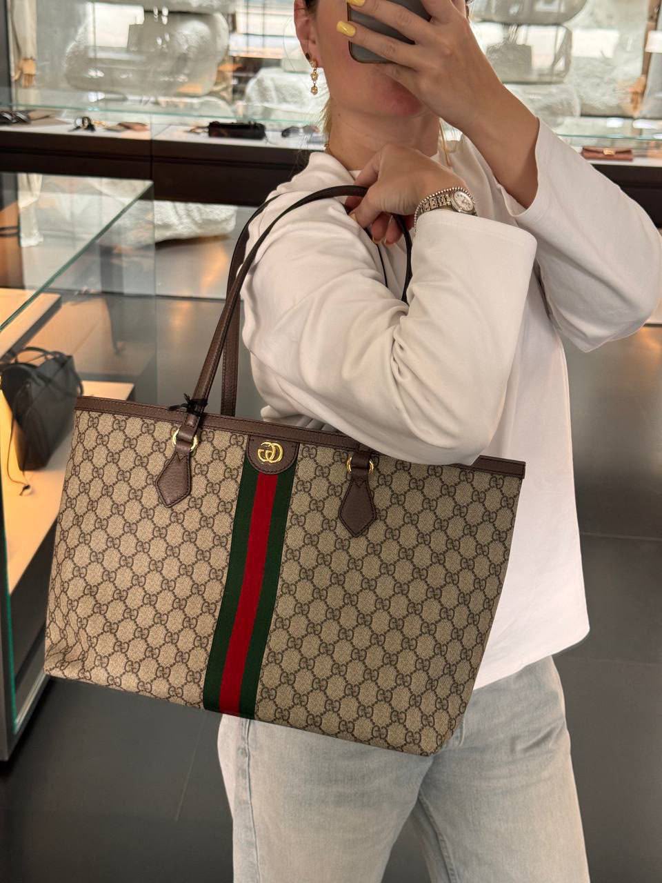 Ophidia GG medium tote