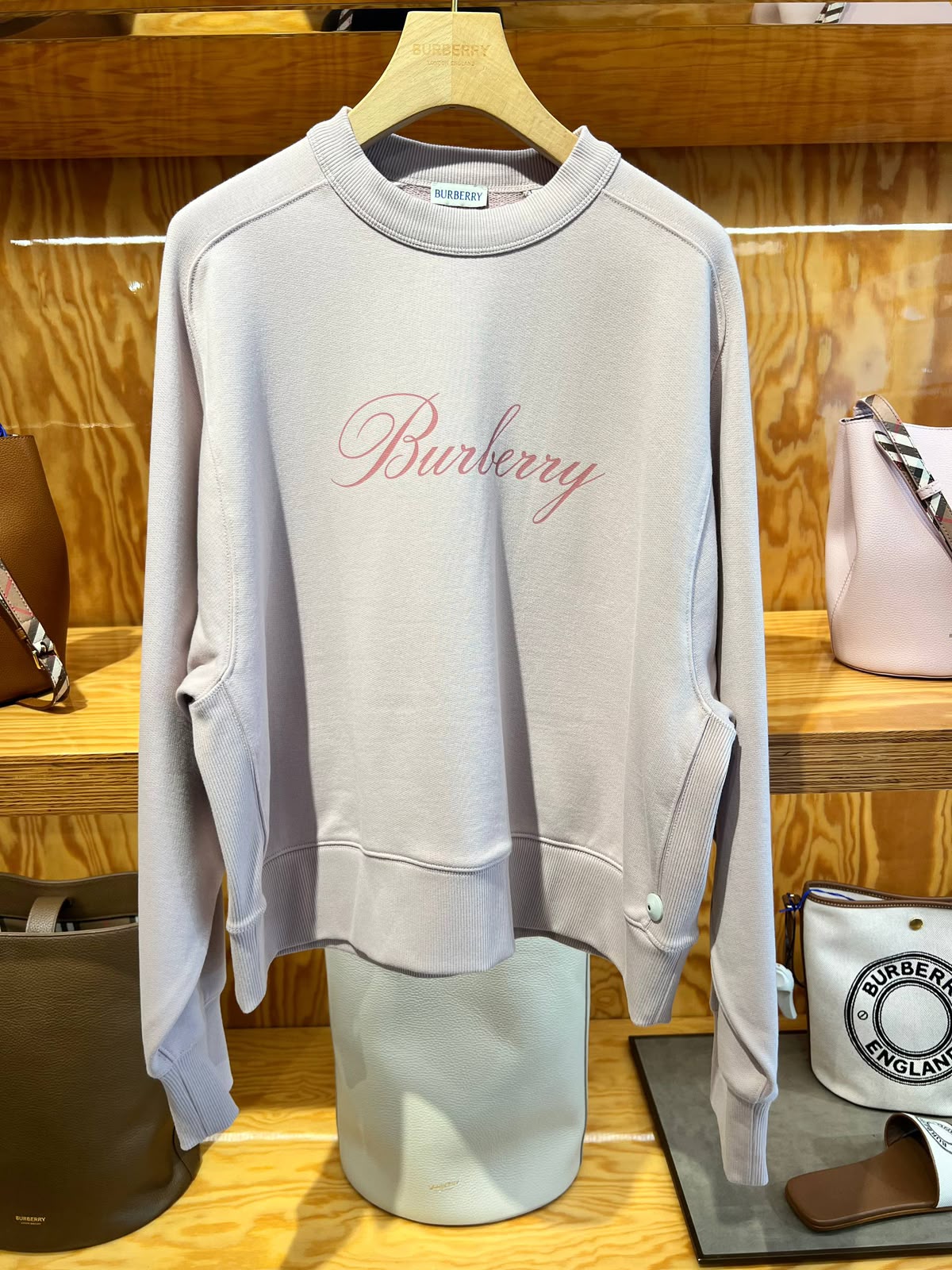 Script Logo Cotton Sweatshirt