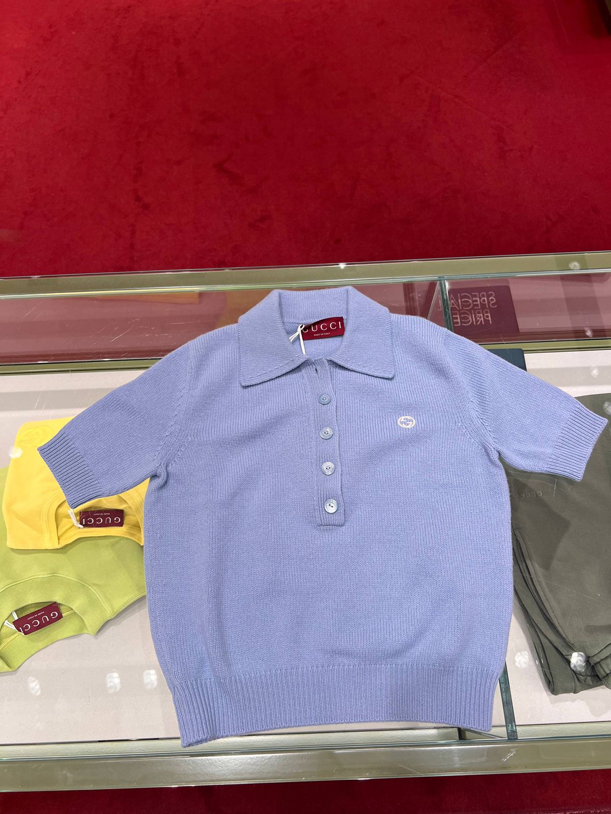 Interlocking G wool polo