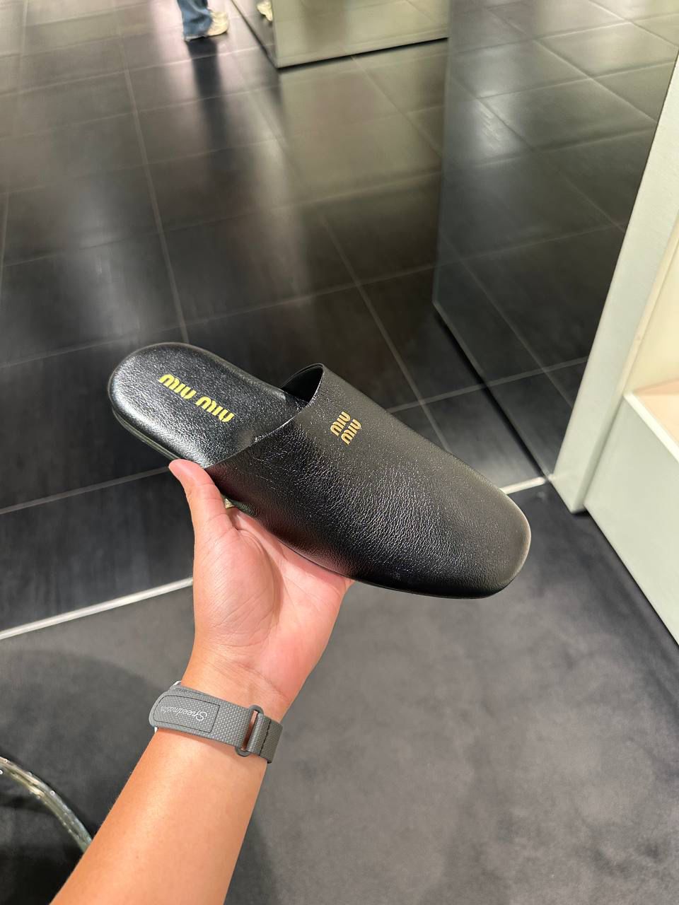 Leather Slides