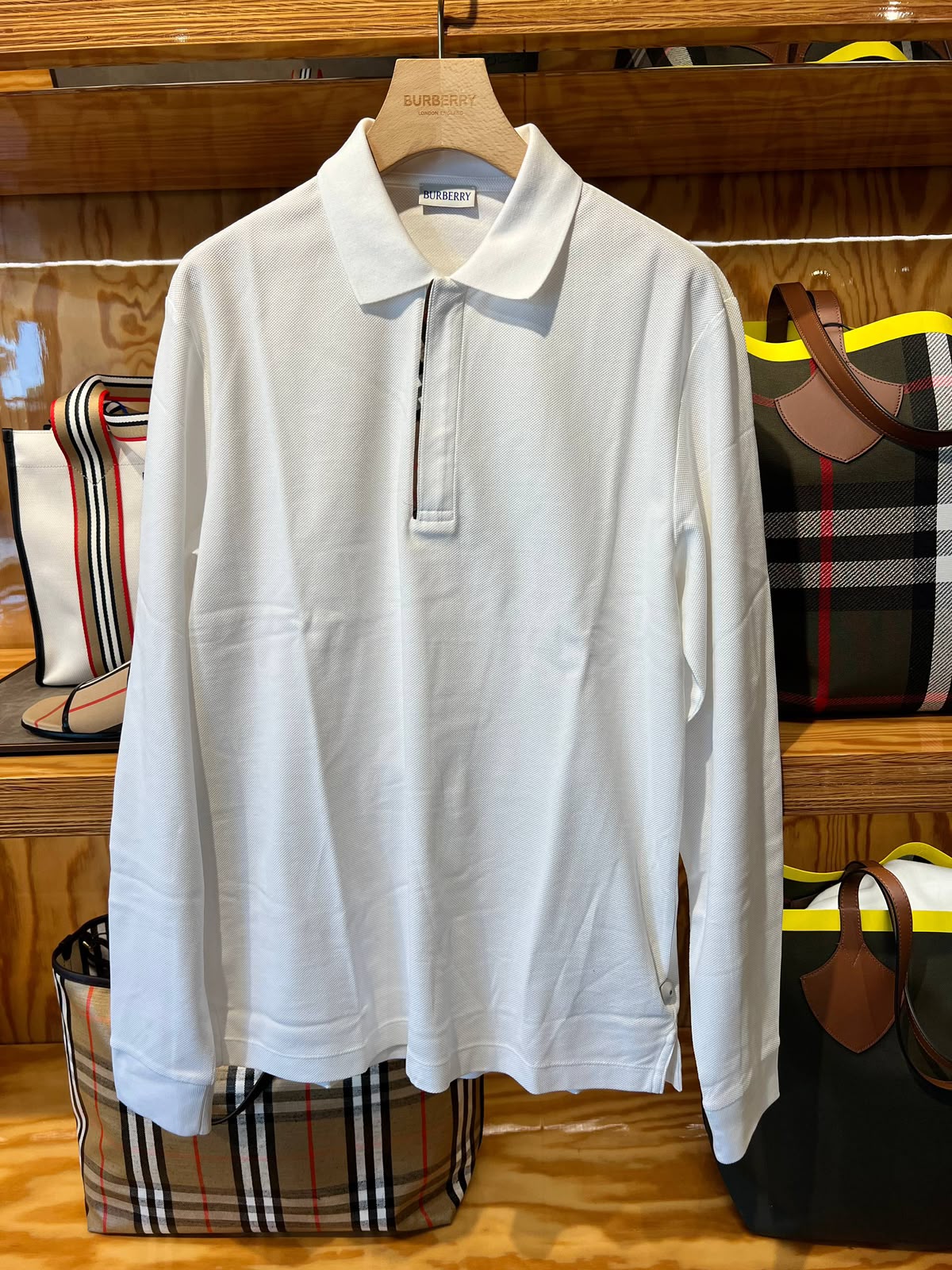 Long-sleeve Piqué Polo Shirt