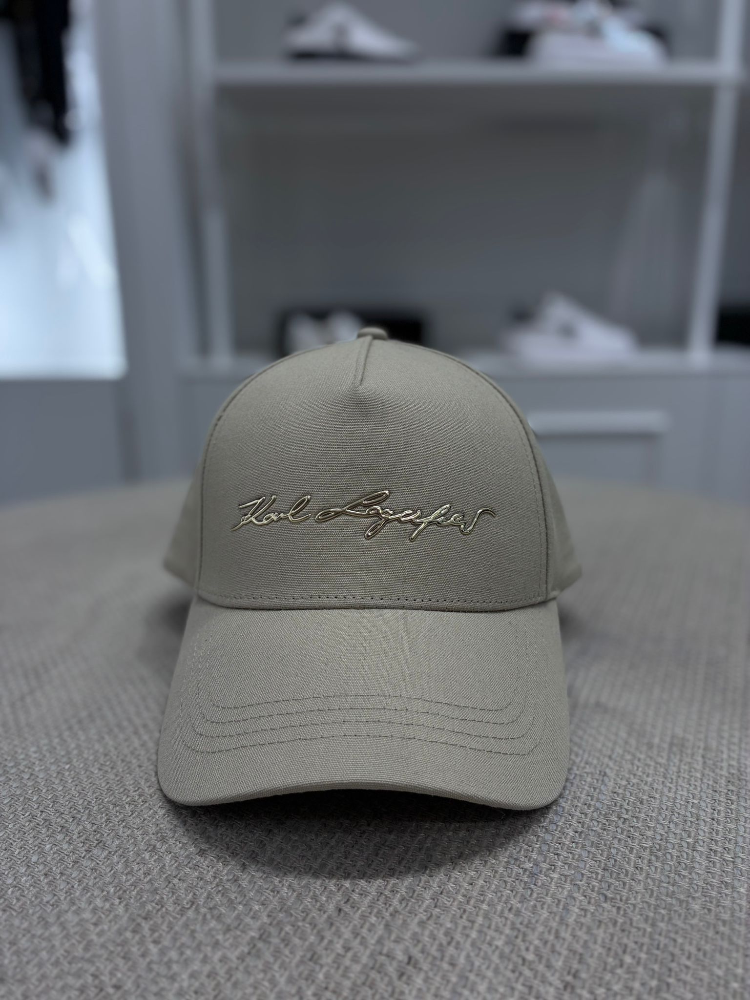 Karl Lagerfeld Signature Logo Cap