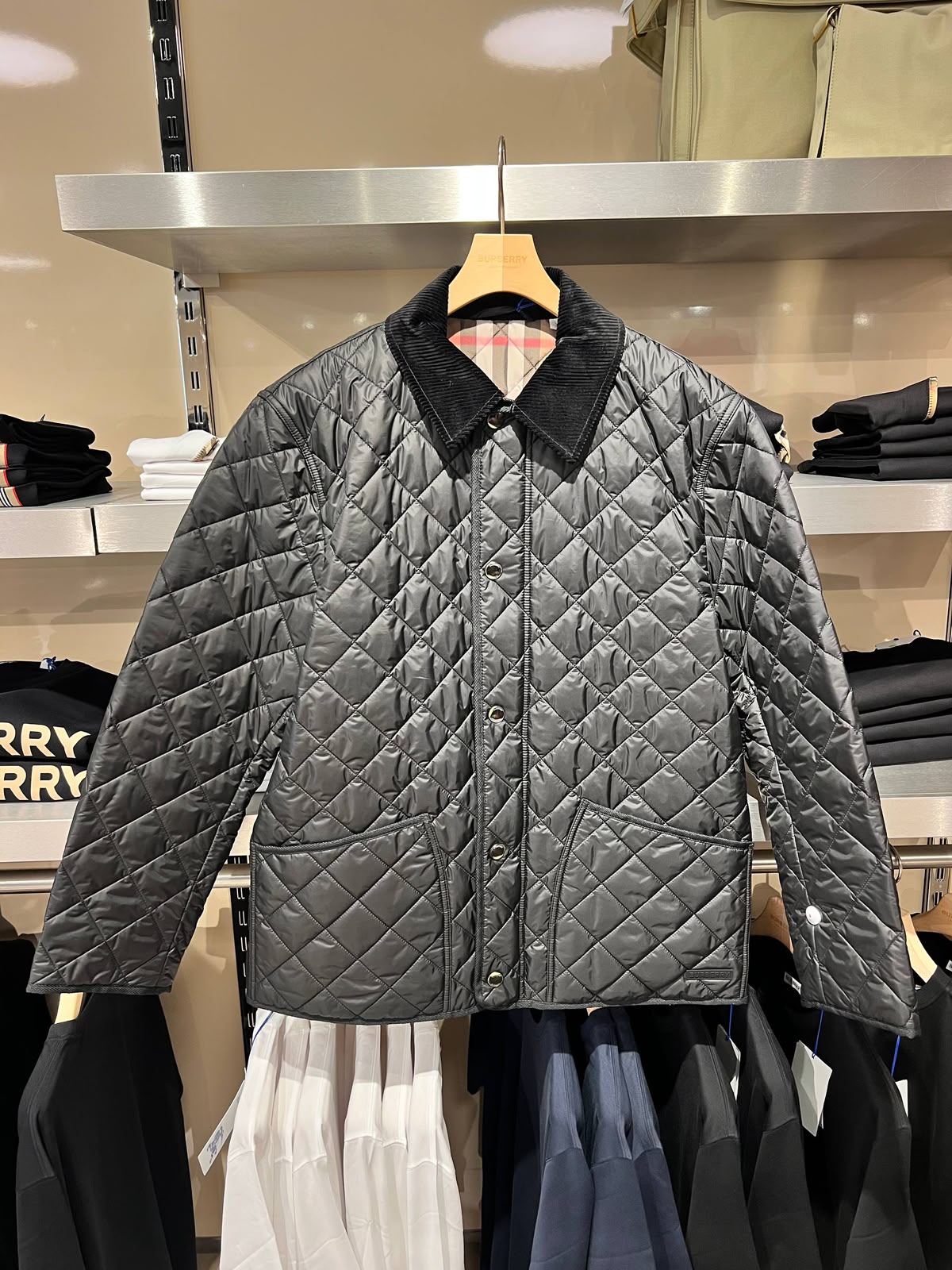 Diamond Quilted Jacket