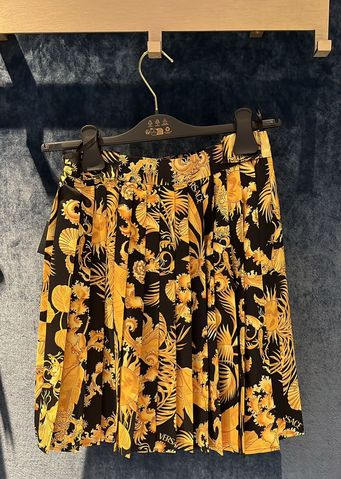 Barocco Sun Pleated Midi Skirt