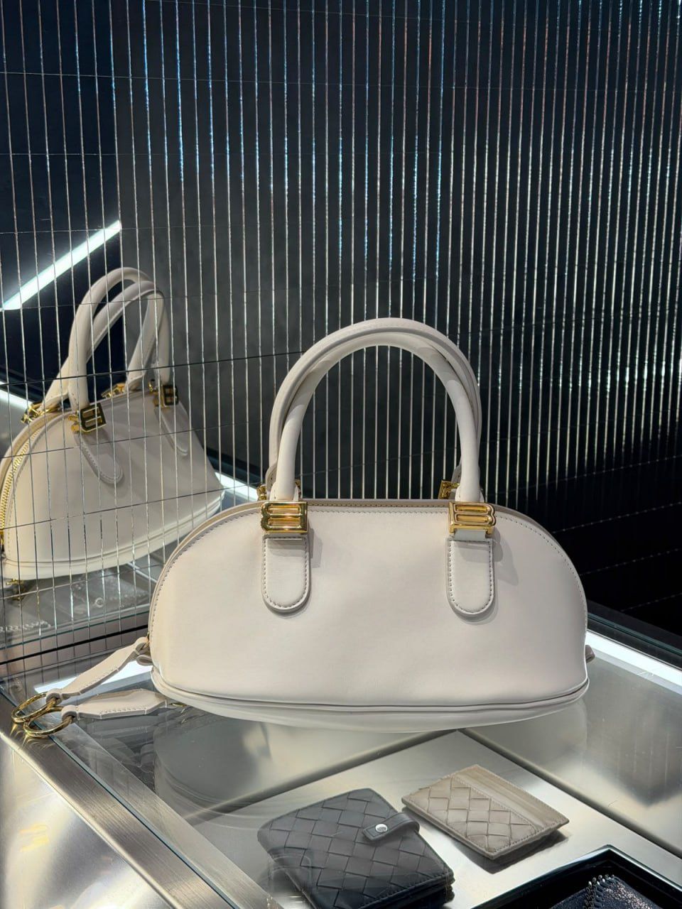 Hourglass Small Top Handle Bag