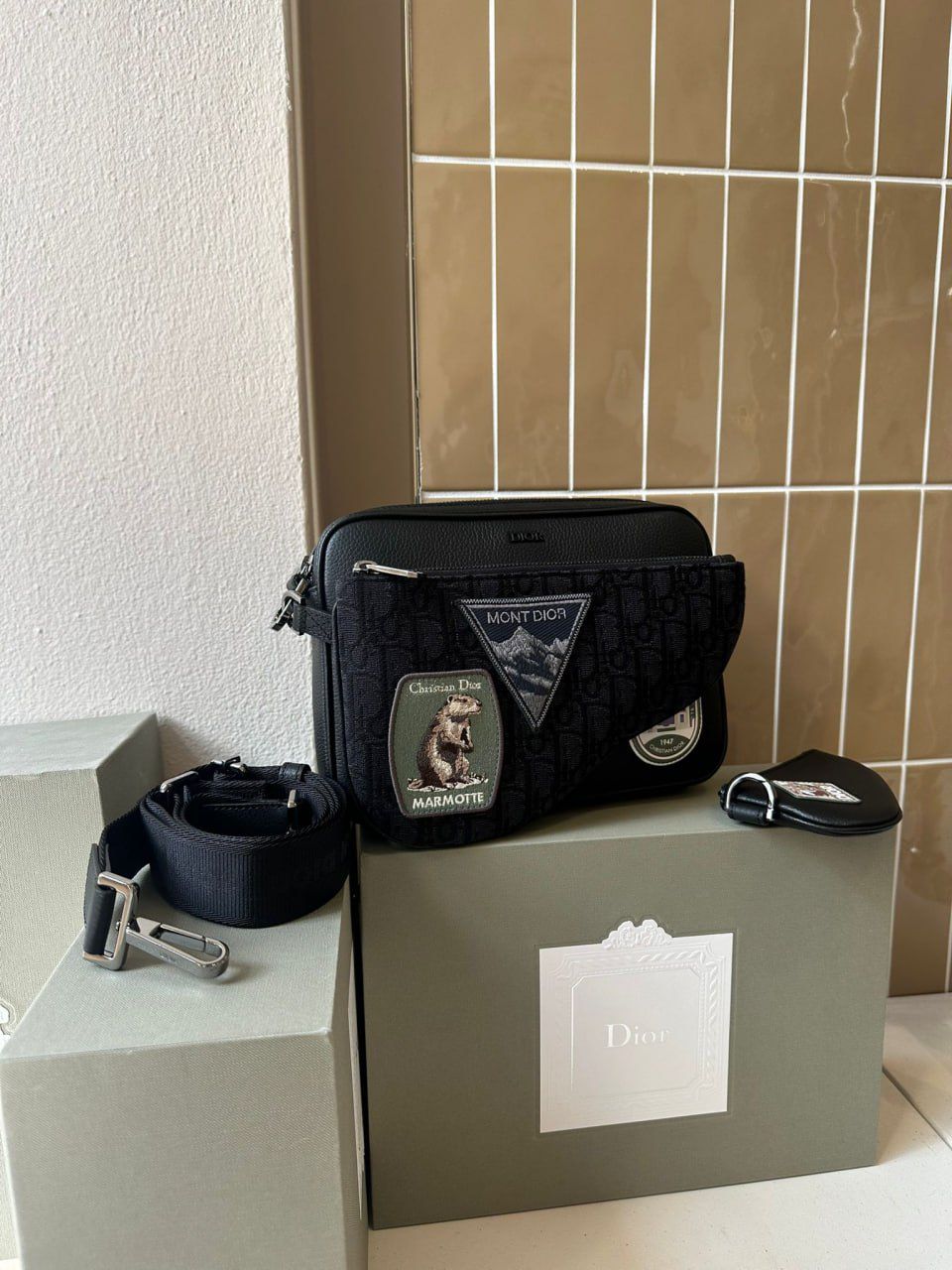Dior Lock Messenger Bag