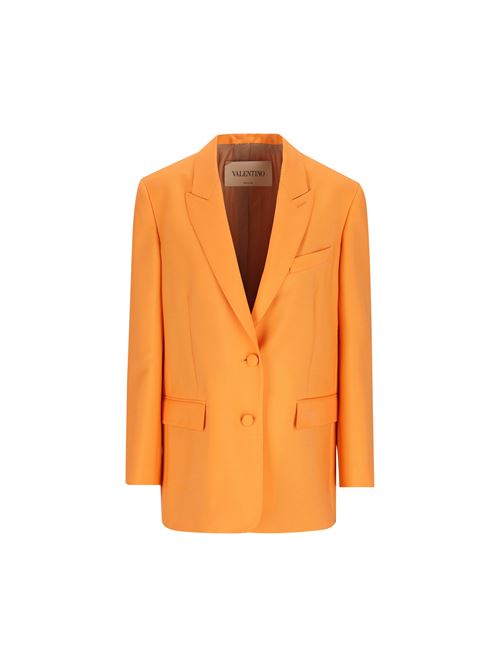 Blazer realizzato in mohair e lana