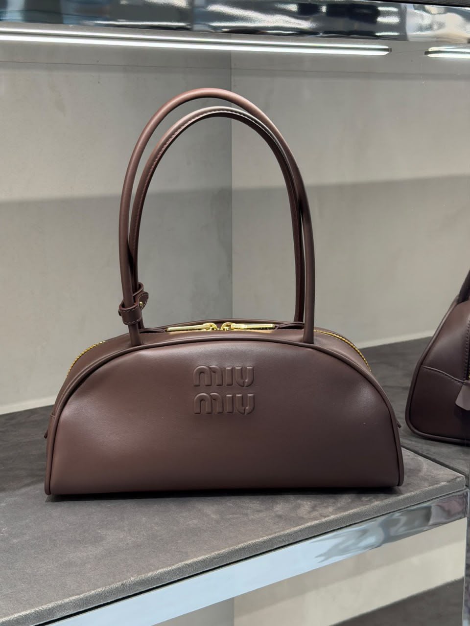Leather Bowling Bag