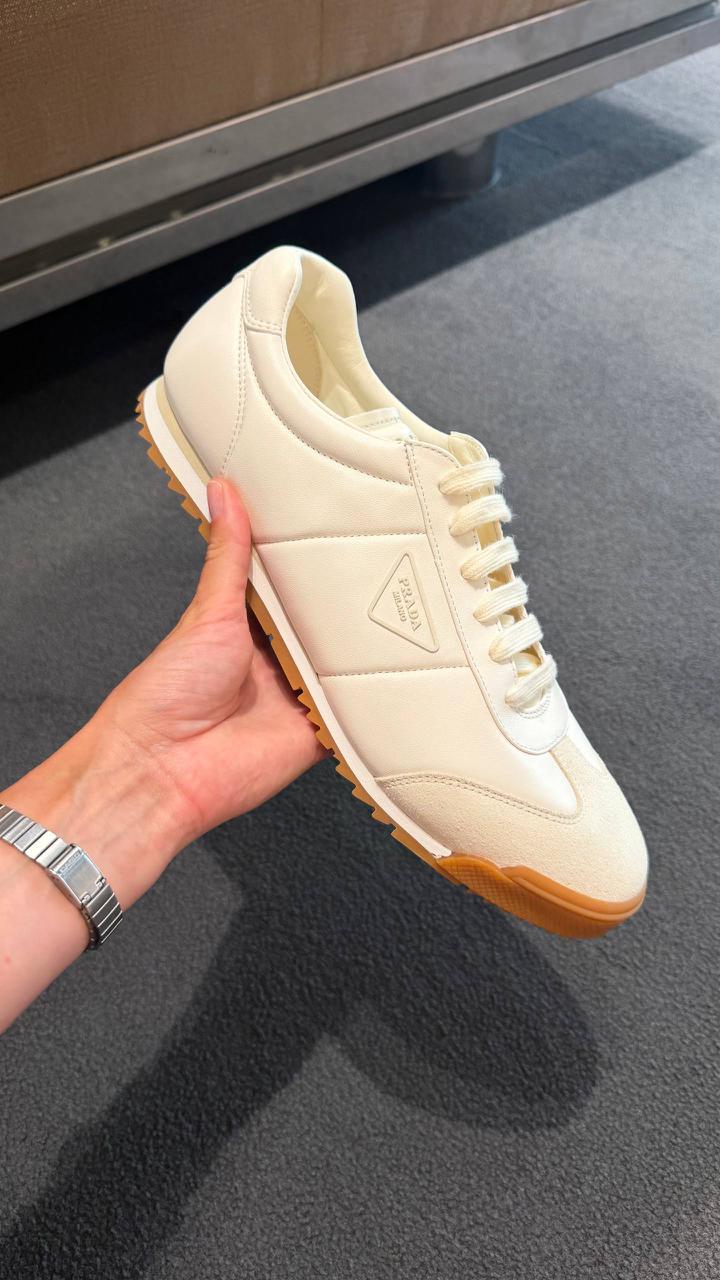 Suede and Re-Nylon Sneakers
