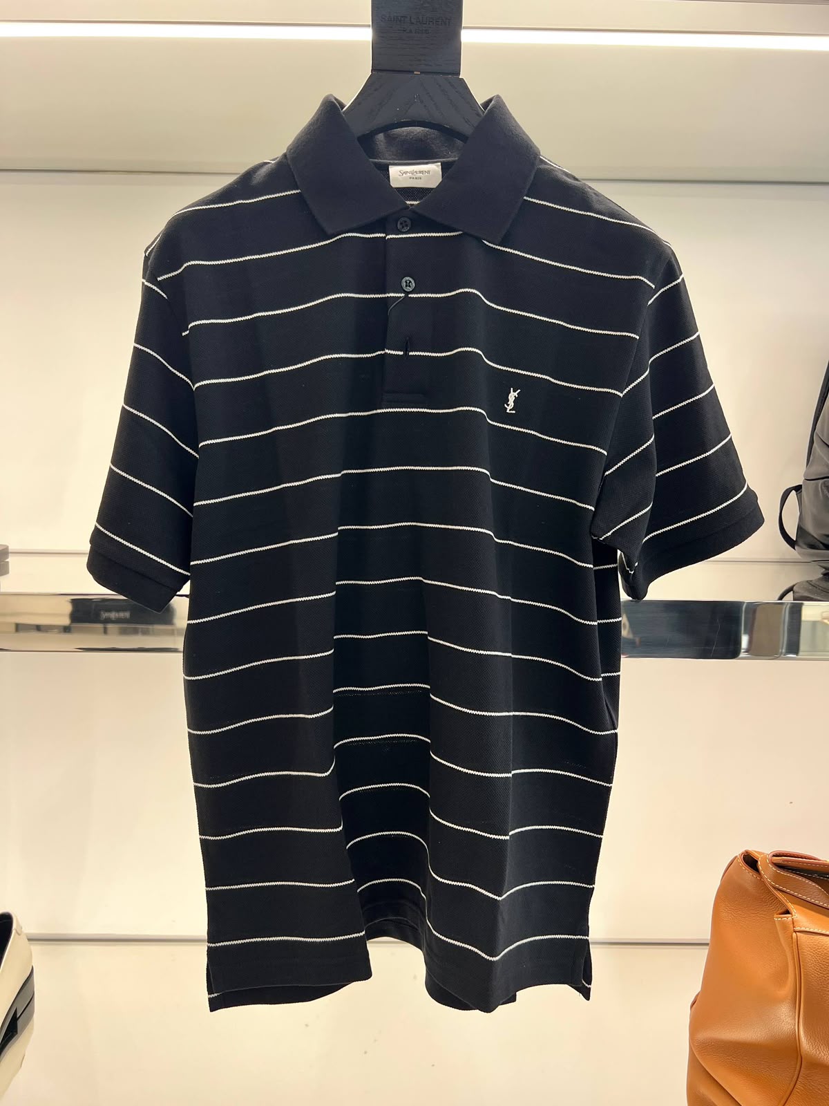 Striped Polo Shirt in Piqué