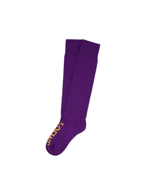 Calze in jacquard di lana leggera