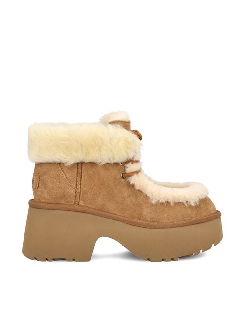 Stivali Classic Esmee Lace Up in pelle scamosciata