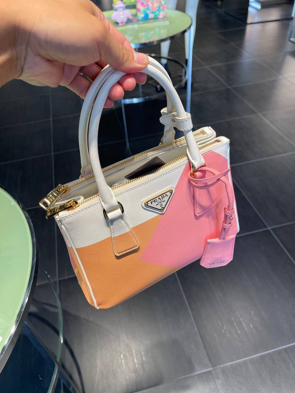 Galleria Saffiano Leather Small Bag
