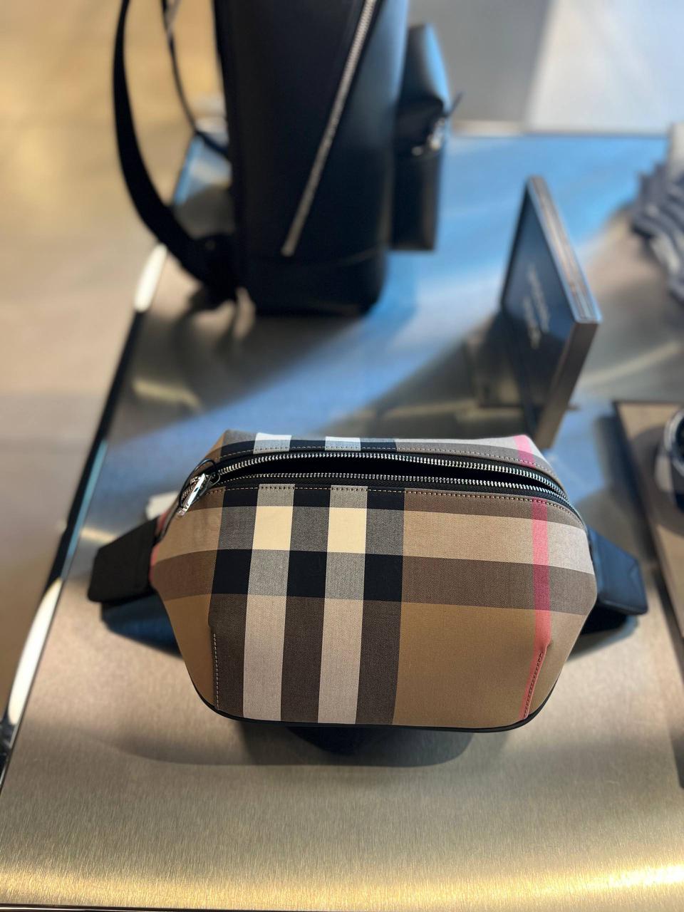 Sonny Vintage Check Belt Bag