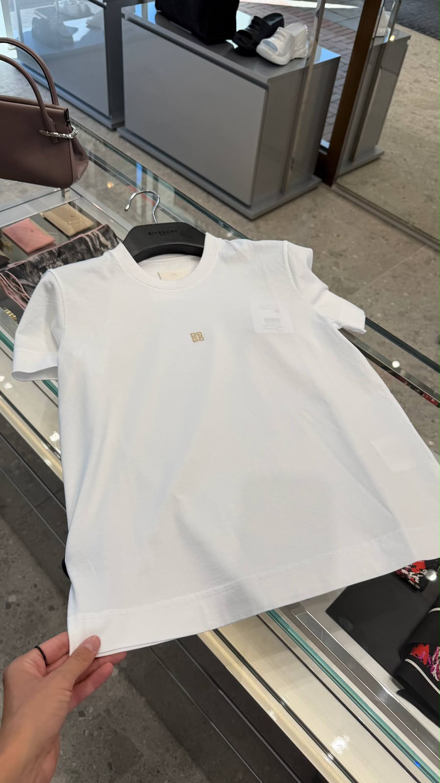 Slim Fit T-shirt in Cotton with 4G Emblem