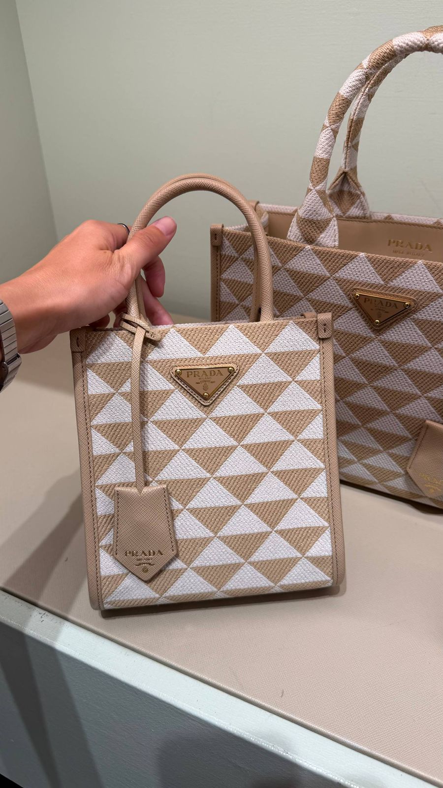 Symbole Small Fabric Handbag