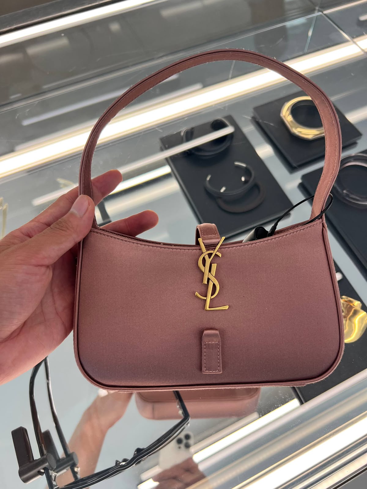 Le 5 à 7 Hobo Bag in Satin