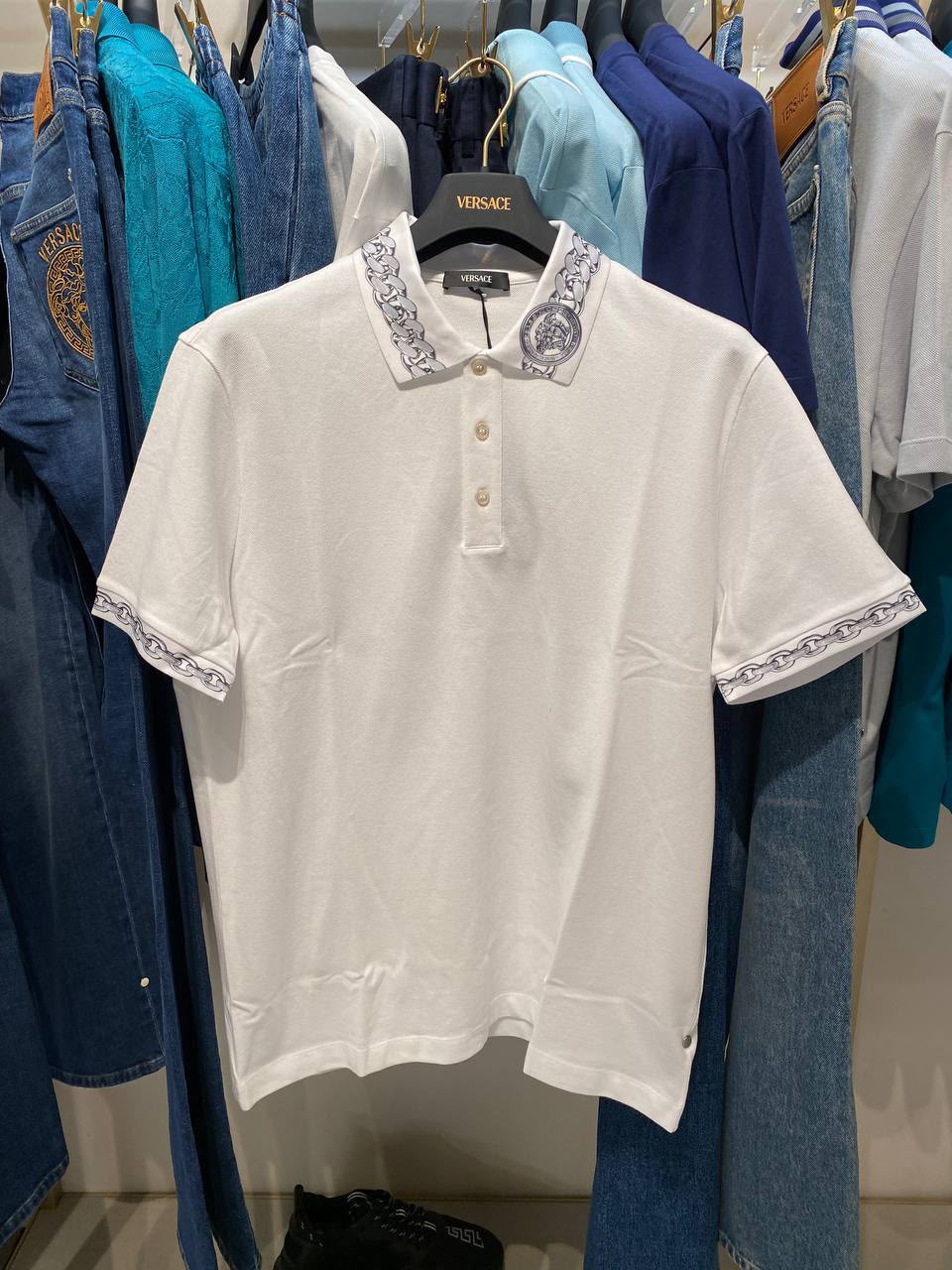 Piqué Polo Shirt with Logo Embroidery