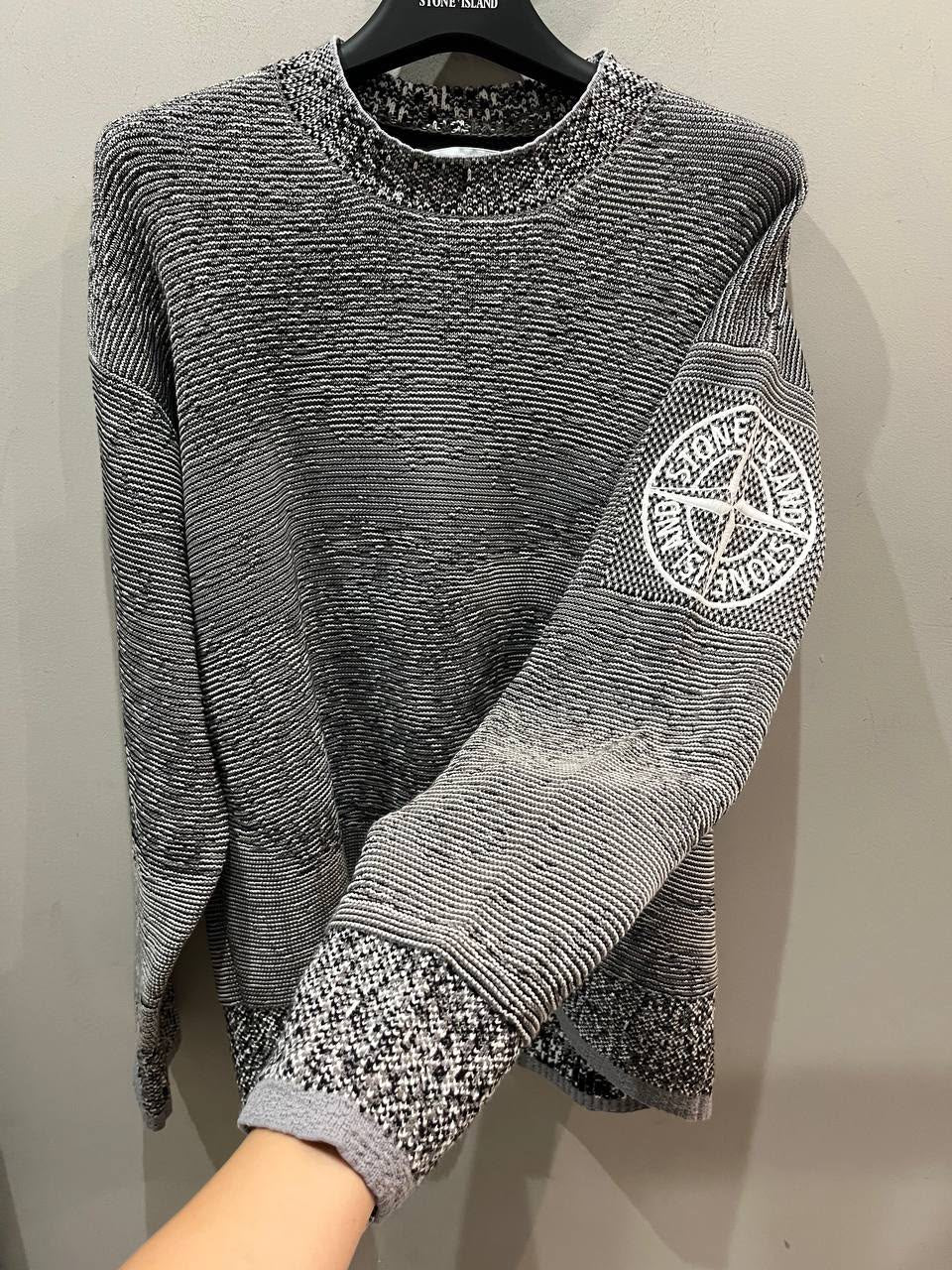Mixed Media Knit Sweater